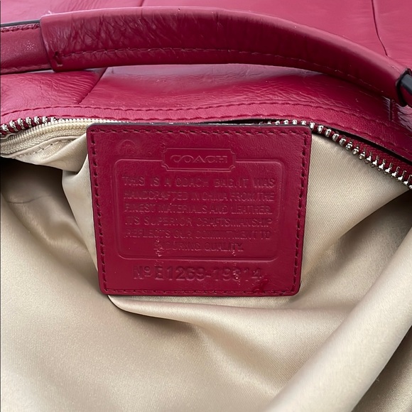 Coach Cherry Woven Shoulder Bag - Picture 11 of 15